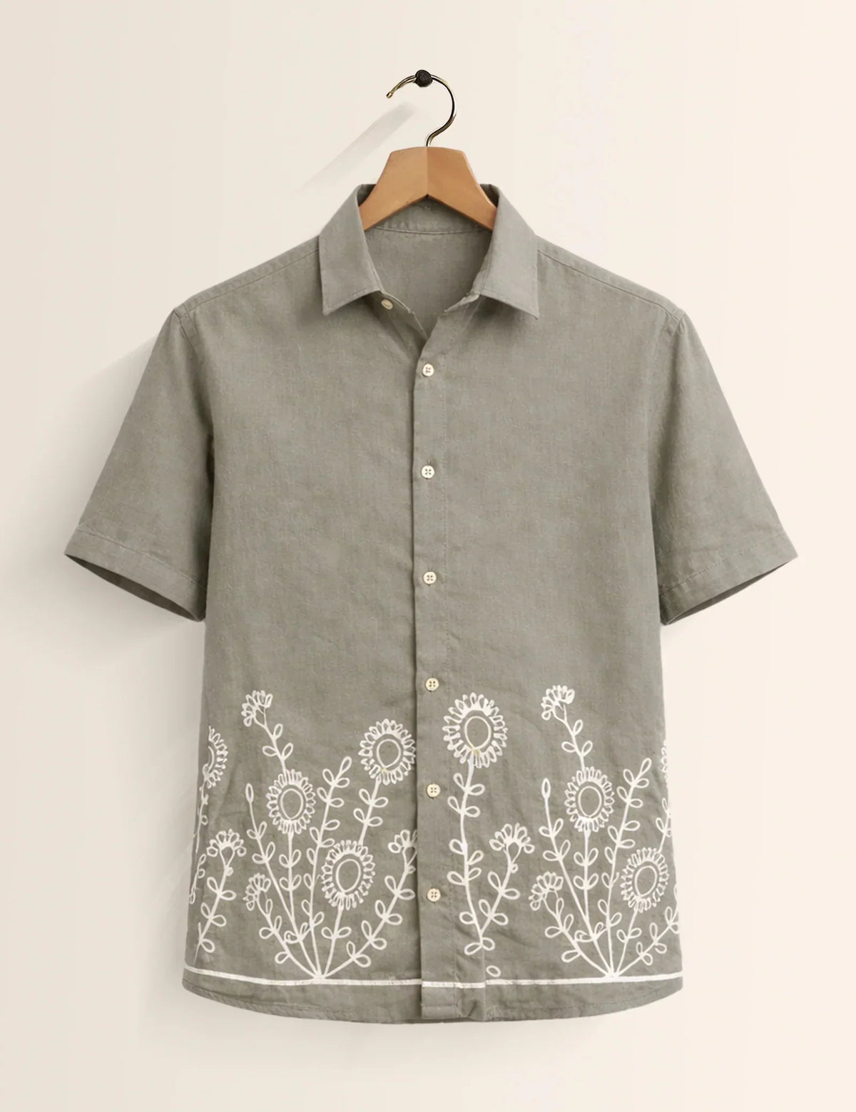 Bottom Mandala Printed Men's Shirt - XPST